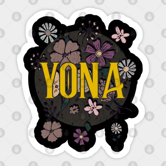 Aesthetic Proud Name Yona Flowers Anime Retro Styles Sticker by Kisos Thass